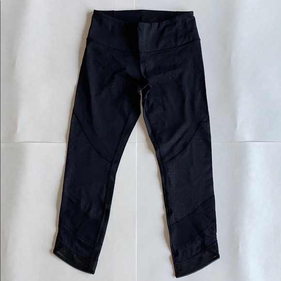 LULULEMON crop pants with mesh - Picture 1 of 6